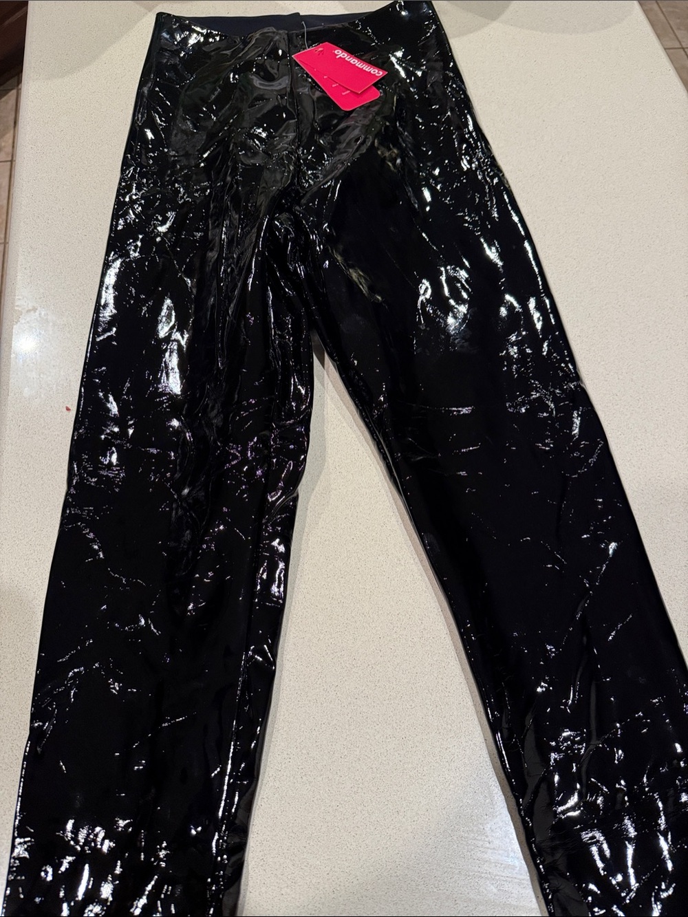 NWT Commando Faux Patent Leather Leggings size Small